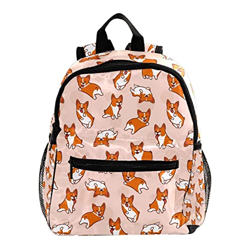 Sac à dos corgi pour enfants de 30,5 cm pour garçons et filles