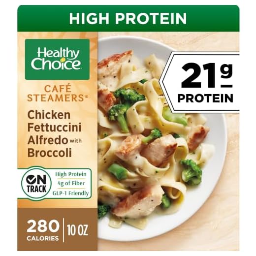 Healthy Choice Café Steamers Chicken Fettuccini Alfredo Frozen Meal, 10 oz.