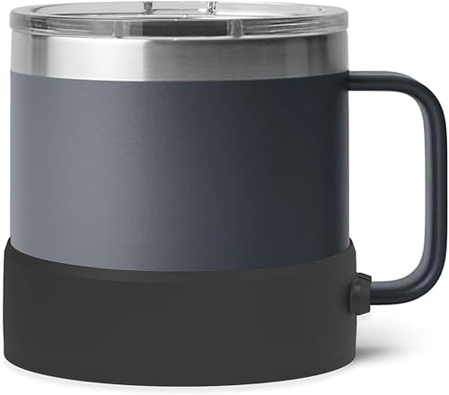 Miniatura 5 de Rambler - Funda protectora de silicona para botella de agua Yeti Rambler de 14 onzas, accesorios a prueba de abolladuras y arañazos (1 negro)