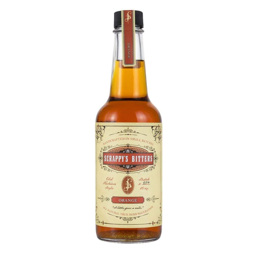 Scrappy's Bitters - Orange, 10 Oz - Organic Ingredients, Finest Herbs & Zests, No Extracts, Artificial Flavors, Chemicals or Dyes. Made in The USA!