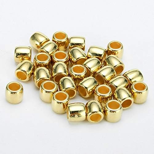 Gold Beads for Hair, Braids, Dreads, Ponytails jewelry and arts and