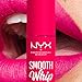 NYX PROFESSIONAL MAKEUP Smooth Whip Matte Lip Cream, Long Lasting, Moisturizing, Vegan Liquid Lipstick - Pillow Fight (Hot Fuschia)