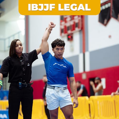 Gold BJJ Foundation Rash Guard - Ranked No-Gi and Gi Jiu Jitsu Rashguard4