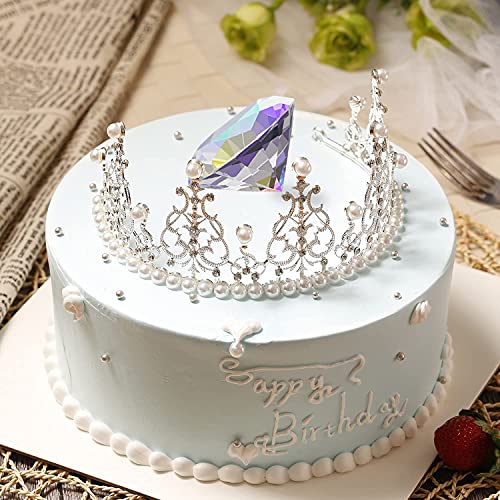 80mm Kristall Diamant Briefbeschwerer, Nageldiamant Hintergrund für Nagelbilder, Schreibtischdekoration, große Strasssteine ​​mit goldener Metallbasis (AB Beschichtung)