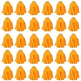 Gemscream 30 Pcs Catfish Rattles for Catfishing, Fishing Rattles with 15 Stainless Steel Beads, Rocket Shaped Inline Fish Attractor Fishing Tackle for Catfish Bass Pompano(1.2 x 1 Inch,Orange)