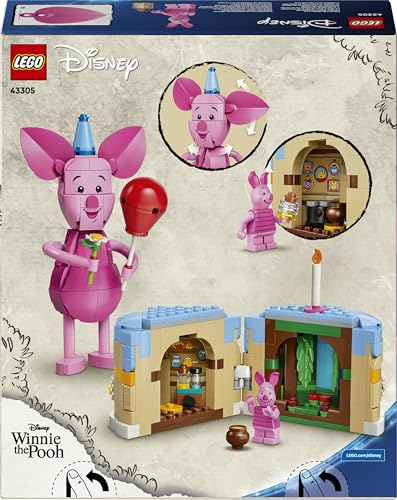 | Disney Il Divertente Compleanno di Pimpi - Giocattolo con Action Figure di Animale, Torta di Compleanno e Minifigure da Collezione - Idea Regalo per Bambine da 9 Anni in su e per i Fan - 43305 - Lego - Immagine 11