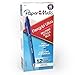 Paper Mate 9560131 Flexgrip Ultra Retractable Ballpoint Pens, Fine Point, Blue Ink, 12-Pack