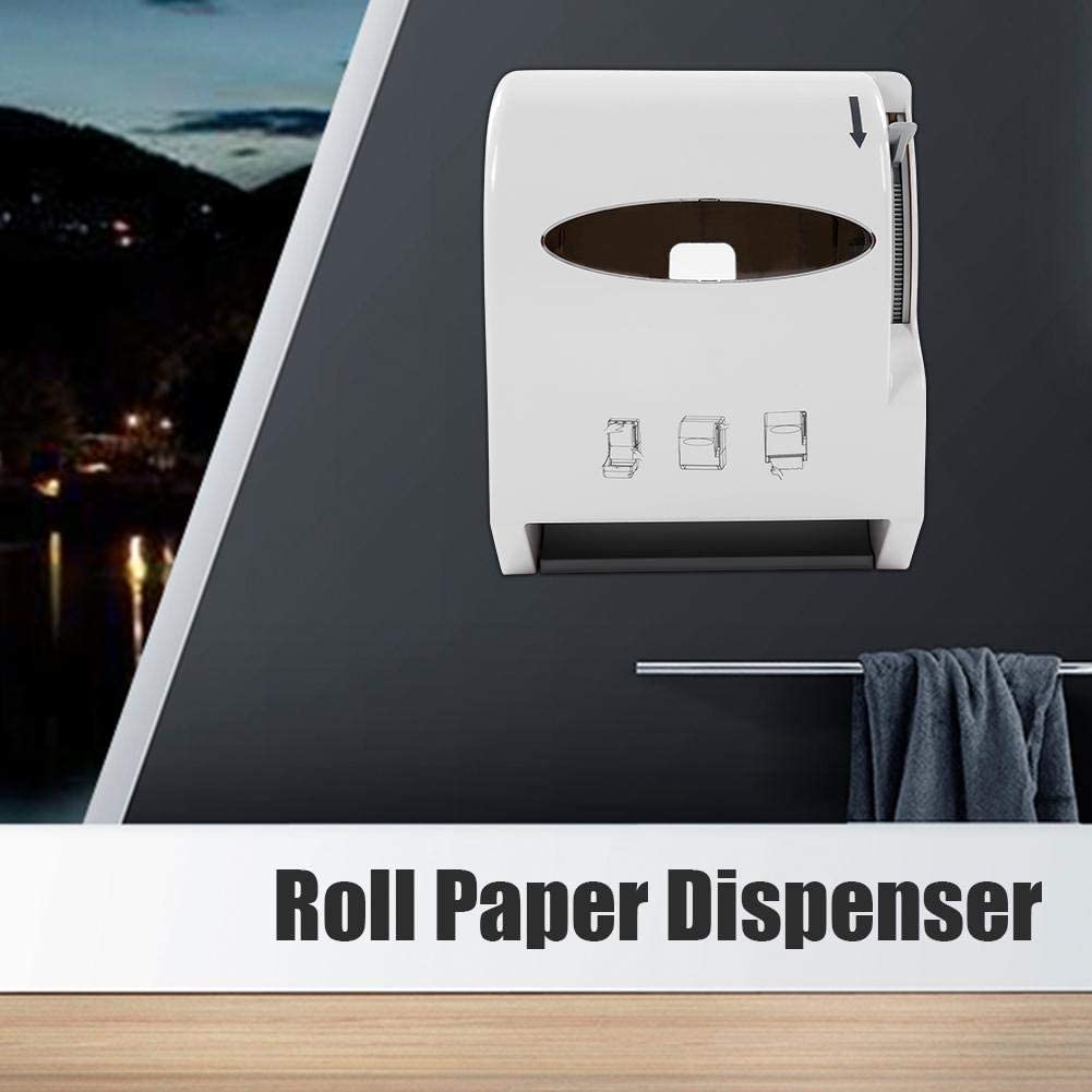 Baño Dispensador de Papel en Rollo Dispensador de pañuelos montado en la Pared Dispensador de toallero de Papel en Rollo para Uso Comercial doméstico Comercial