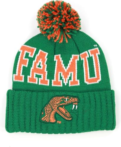 Big Boy Florida A&M Rattlers S255 Beanie Hat [Green] - ID#68141