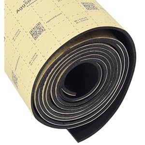 AggSound 394mil Verdikte Geluid Verzachtend voor Auto’s met Aluminiumfolie Tape & Auto Trim Removal Tool-Aluminiumfolie Schuim