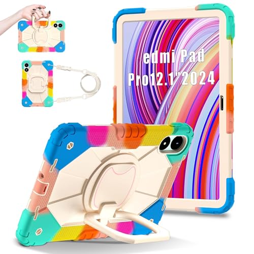 Étui antichoc Redmi Pad Pro pour éviter les bris d'écran avec bandoulière