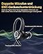 Jesebang Bluetooth Kopfhörer Sport, in Ear Kopfhörer Kabellos Bluetooth 5.3 mit HD Mic, Herausragender Sound, 40 Std Spielzeit, Comfort Fit, Dual LED-Anzeige, IP7 Wasserdicht Ohrhörer mit Ohrhaken