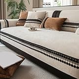 Entretien et maintenance faciles : notre housse de canapé lavable est conçue pour un entretien sans tracas. Il s'adapte parfaitement à la plupart des meubles en tissu et en cuir : il suffit de le draper sur votre canapé et il est prêt à l'emploi.