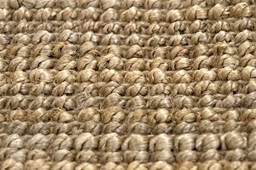 HAMID, Rug Jute Kerala Natural Colour, Area Rug, Jute Rug, 100% Jute Fibre Handmade, Braided Rug for Home Living Room - Image 3