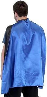 Costume Agent Adult Reversible Superhero Cape Black and Blue