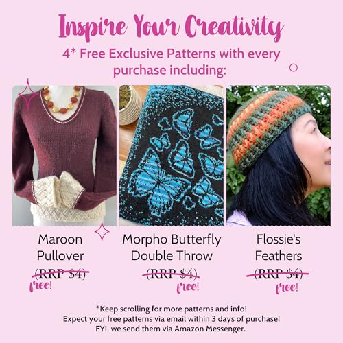 Wool Wonders Yarn for Crocheting, 4-Pack (640Yds / 400G), Free Patterns - Wool Yarn for Knitting - Aran/Heavy #4 Medium Worsted Weight - Autumn Leaves