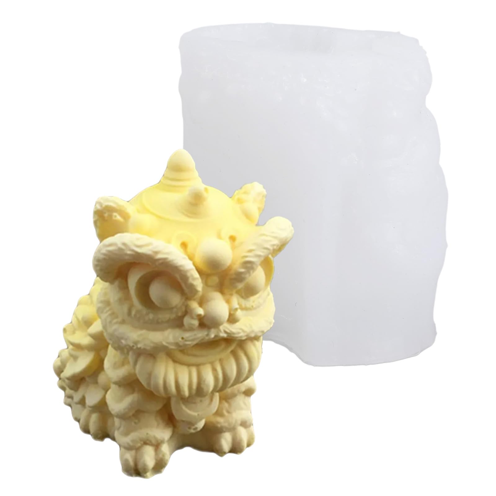 Buxuaaaa Lions Silicone Pastries Molds for Mousses Cake Dessert Baking Treat Molds for Puddings Pastries Jellies and Soap Making Creative Cake
