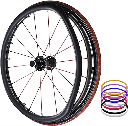 Housses de jante poussoir for fauteuil roulant, housses de main courante for fauteuil roulant, housses de protection for anneau de poussée, 1 paire de roues...