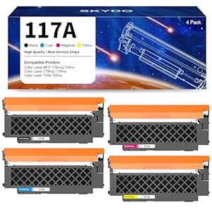 Skydo 4er-Pack 117A Toner Set