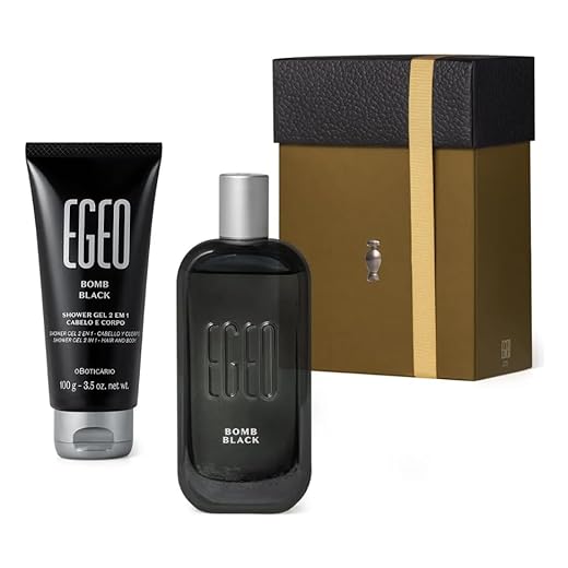 Kit Presente Egeo Bomb Black: Colônia + Shower Gel (2 Itens)