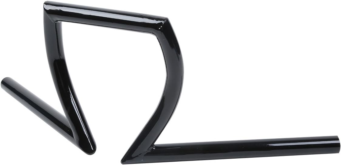 XMT-MOTO Black Drag 1" Z Bars Pullback Handlebars For Honda, Yamaha, Suzuki,Kawasaki,Triumph, BSA, Indian, Victory choppers and bobbers or any custom applications with One Inch Bars