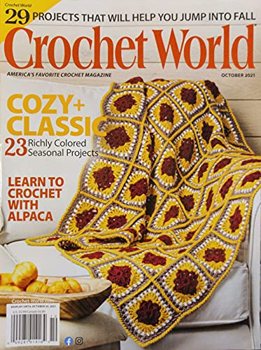 Crochet World Magazine October 2021 Learn To...
