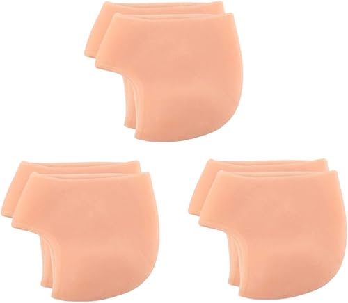 Miniatura 9 de Healifty 3 pares de calcetines de talón de gel hidratantes de silicona agrietados calcetines de talón para hombres mujeres piel seca dura agrietada