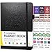 Clever Fox Budget Book - Financial Planner Organizer & Expense Tracker Notebook. Money Planner Account Book for Household Monthly Budgeting and Personal Finance. Compact Size (5.3" x 7.7") - Black