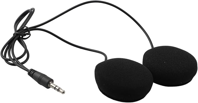 Helmet KIT Cardo Edge Motorcycle Helmet Headphone Microphone Set with Flexible Wire Hardwire Communication System for Bluetooth-Intercom(A)