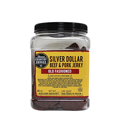 TILLAMOOK Silver Dollars - Beef & Pork Jerky (Old Fashioned)80 count/.13oz