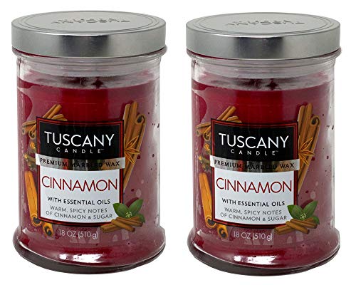 Tuscany Candle 18Oz Scented Candle, Cinnamon 2-Pack #TOP5