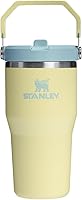 Vista 50 de Stanley IceFlow - Vaso con pajilla abatible con asa, de 20 onzas, tapa giratoria y popote abatible, botella de agua resistente a fugas, acero