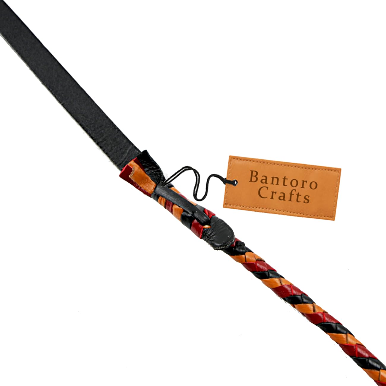 Marrone Nero e Rosso Frusta in Pelle di Canguro Bullwhip16 Trecce Fili Pelle Intrecciata Frusta Che schiocca Forte