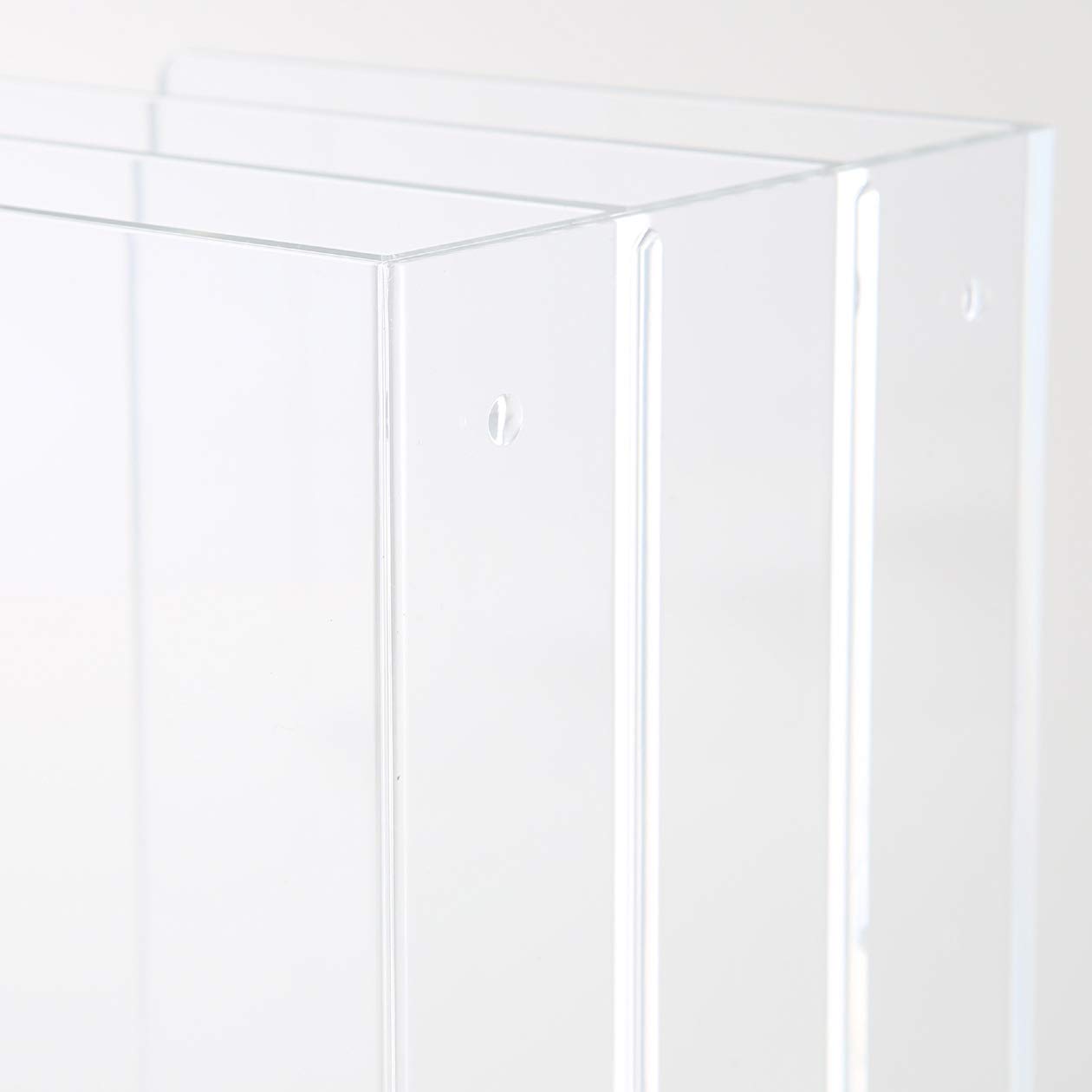 仕切り用 スタンド アクリルスタンド Amazon.co.jp: 無印良品 アクリル仕切りスタンド 3仕切り・約