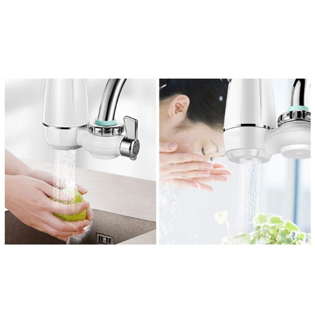JSEIAJB Activated Carbon Water Purifier, Mini Household Ceramic Filter Machine and Core Device Tap Water Filter