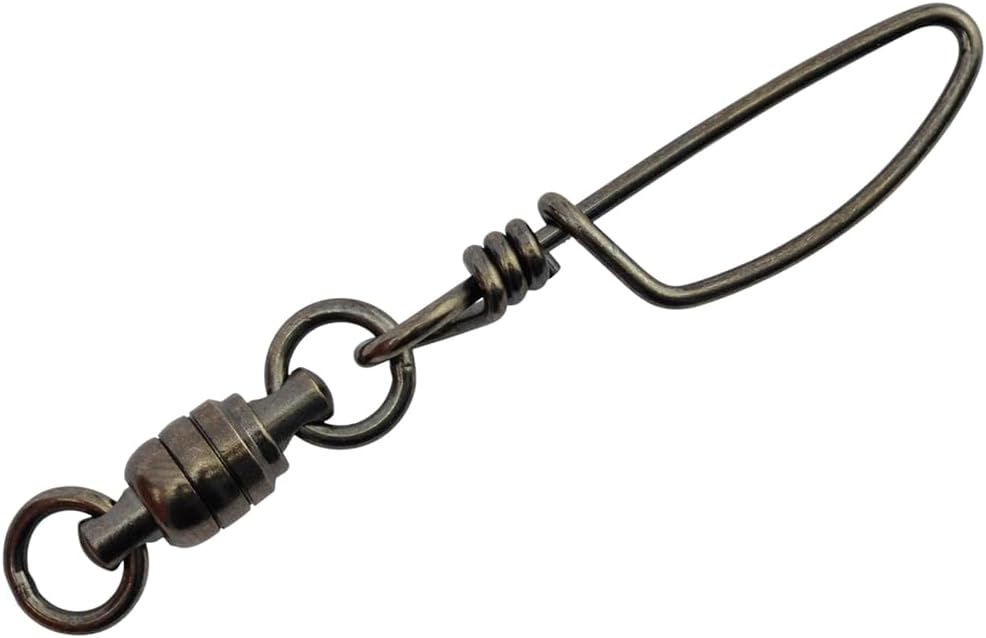 American Fishing Wire Stainless Steel Ball Bearing Snap Swivels with Double Welded Rings