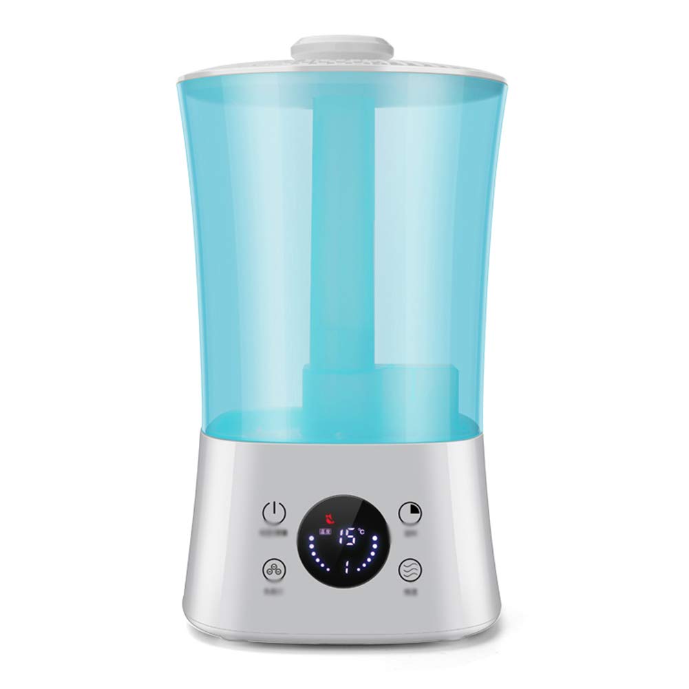 humidificador ultrasónico, Gran diámetro/Humedad Constante Inteligente/purificación de Iones Negativos/Pantalla LED/con Control Remoto/Apagado automático/sincronización