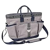  HV Polo Groomingbag Putztasche Welmoed mehrere Fächer Glitzer Look (Frost Grey)