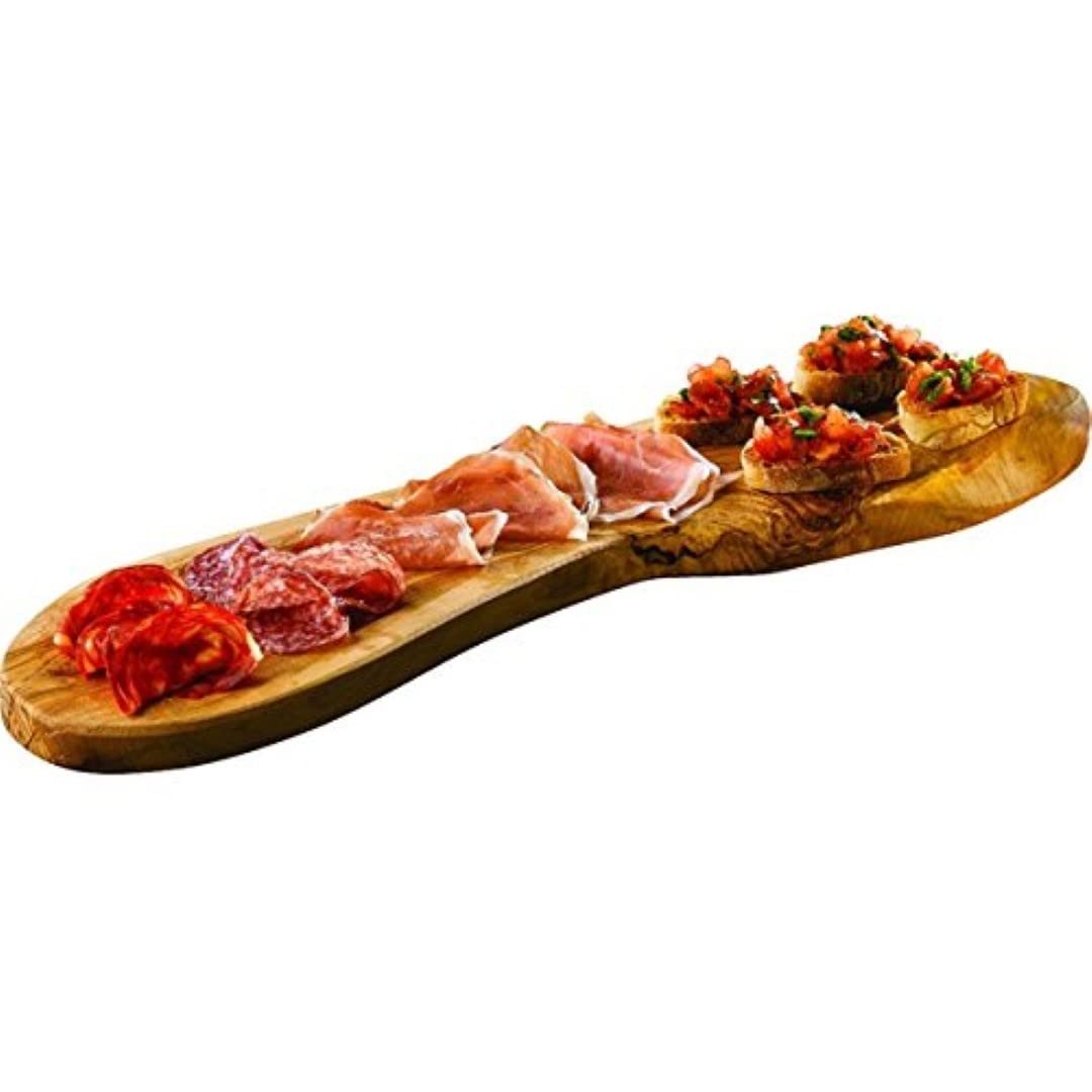 Genware NEV-OWRPL Platter, Rustic, 55 cm x 13 cm
