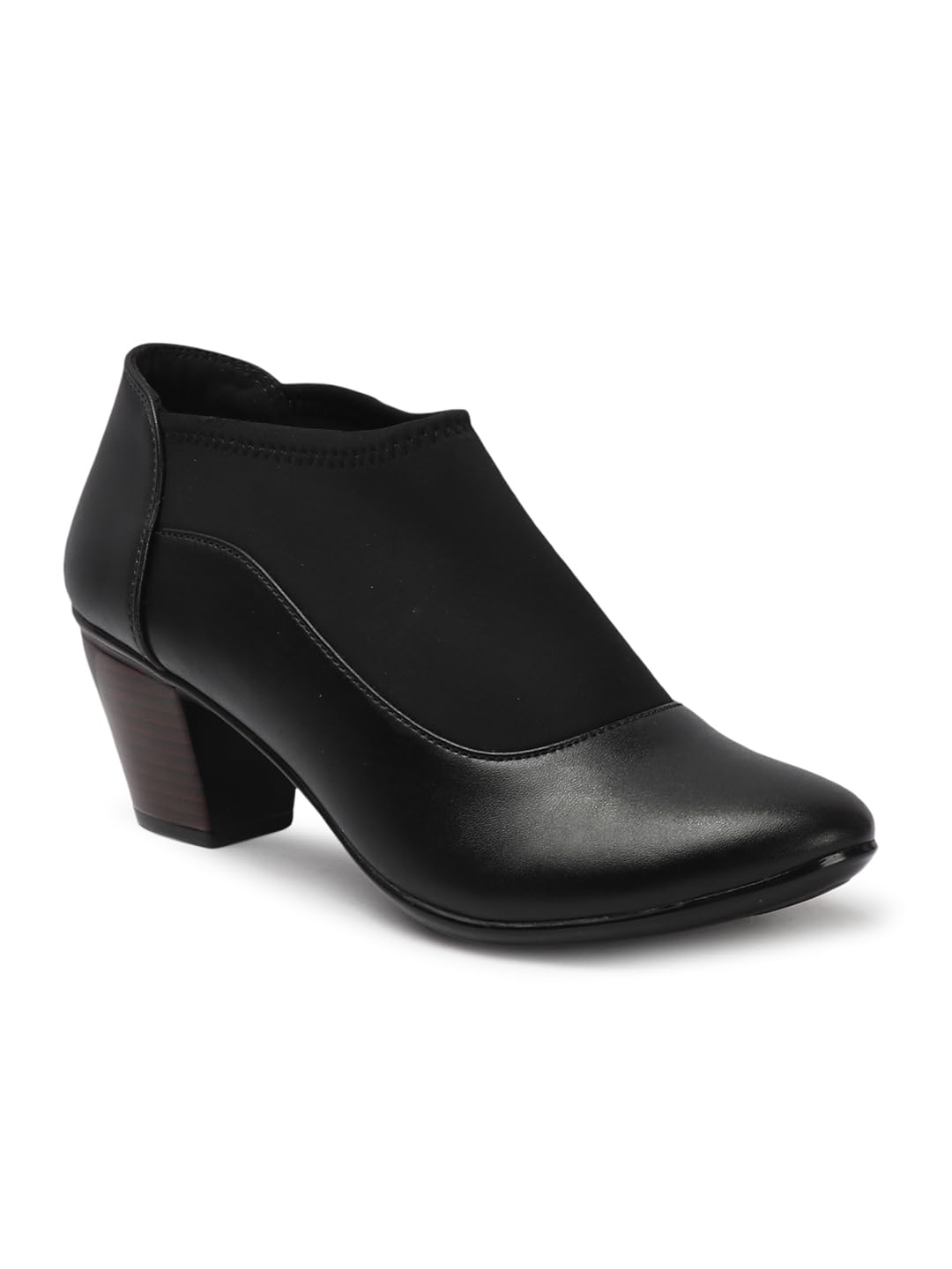 Women Comfortable Block Heel Pointed Toe Strapless Fashion Shoes for Party, Wedding and Casual Use-image-22