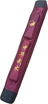 Tai Chi Sword Carrying Bag Bag Kung Fu Chinese Sword Single Layer Sword Carrying Case Martial Arts Weapon Case Sword Shoulder Bag - Red
