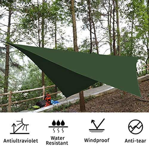Wodoodporny hamak kempingowy z moskitierą – nylon Oxford 400D lekki i przenośny sprzęt outdoorowy do wędrówek, podróży i niezawodna ochrona przed warunkami atmosferycznymi