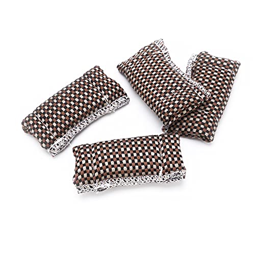 equlup Billiard Cue Clean Towels, 4pcs Professional Cue Shaft Burnishers Snooker Pool Cloth Towel Slicker Billiards Cleaner Tools