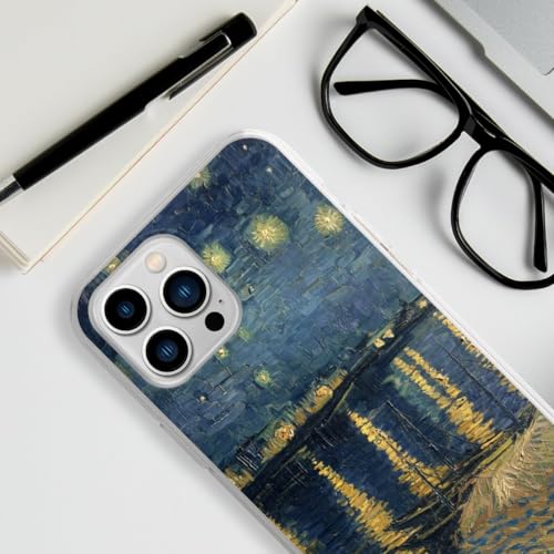 Coque en silicone iPhone 13 Pro Max Van Gogh protection souple - 4