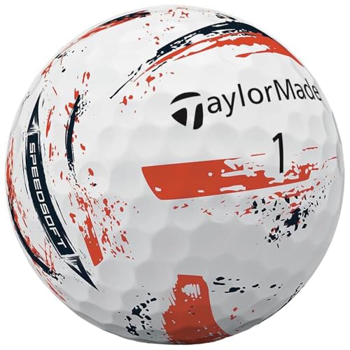 TaylorMade Speed Soft NFL Golf Balls - Ink Edition