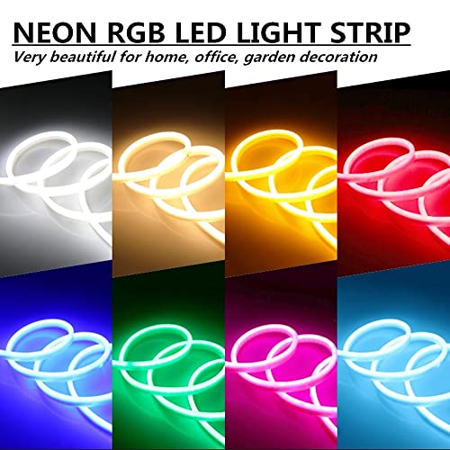 Mektov Neon Rgb Led Strip Light, Ac 110V/Multi-Colors/Dimmable/Multi-Modes/Waterproof/Flexible Led Rope Light With Remote (131.2Ft/40M, Rgb) #TOP3