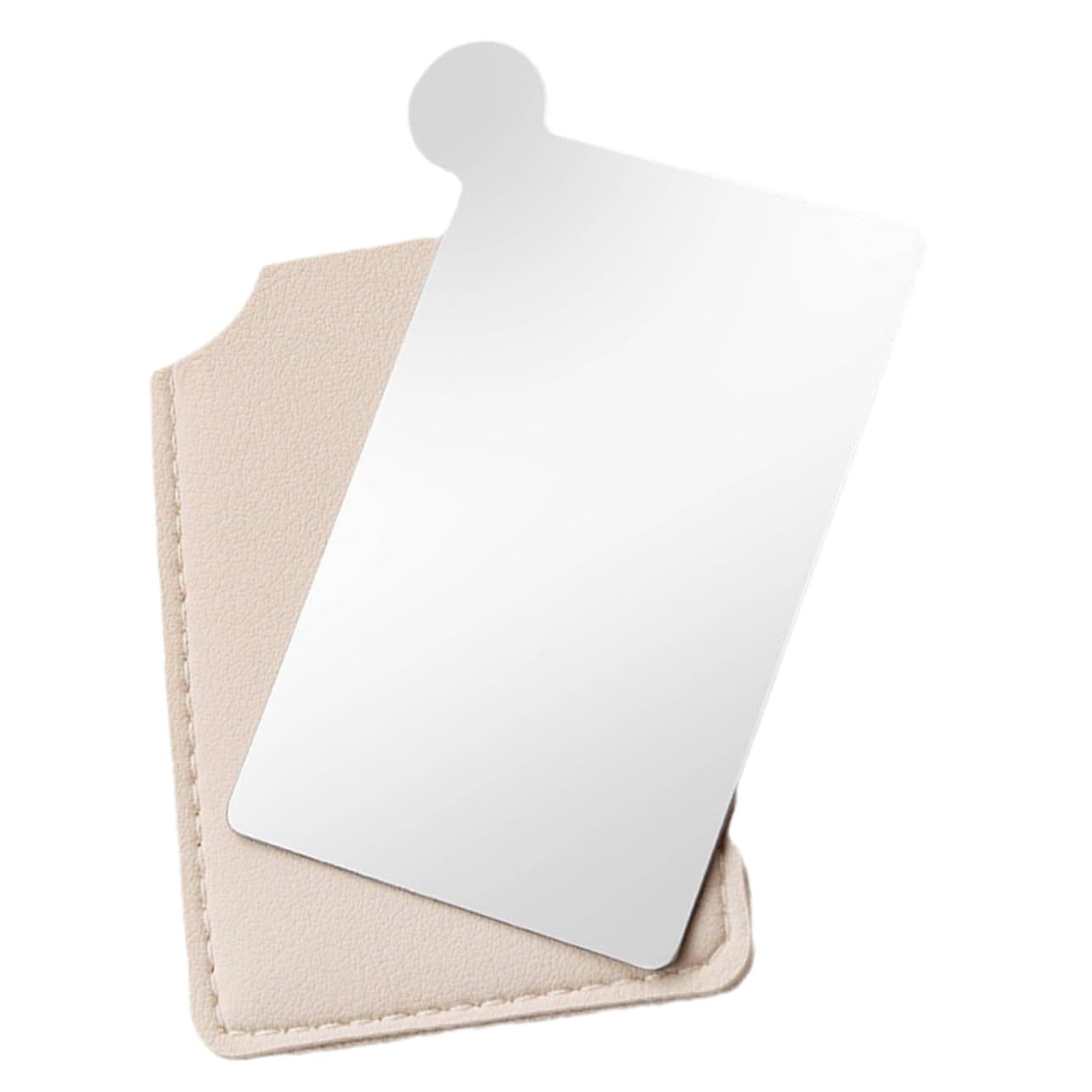 BESTYASH Stainless Steel Makeup Mirror Palette 2-in-1 Mixing Plate Mirror for Foundation Contour Blush