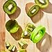 Tovolo Kiwi Prep Tool - 2-in-1 Fruit Peeler & Slicer with Easy Grip Handle for Quick Meal Prep & Healthy Eating, Durable Stainless-Steel Construction, BPA-Free, Dishwasher Safe.
