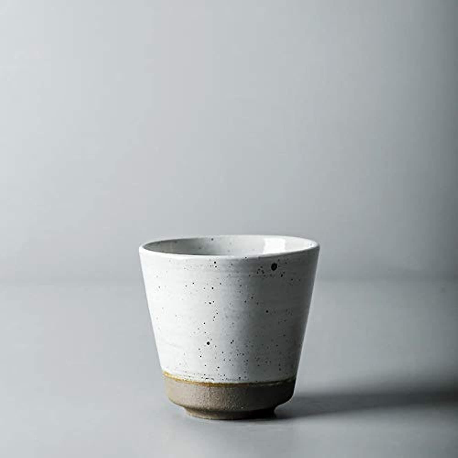 Yamft Tea Cup Ceramic Cup Pottery Tea Bowl 230Ml Vintage Teacup Kung Fu Teaware Drinkware Container Handmade ceramic mug gift