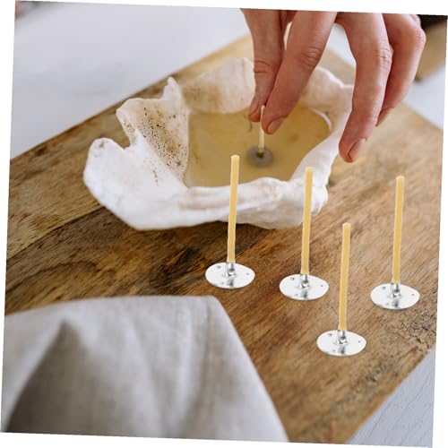 Mechas trenzadas para velas Ipetboom 100 piezas miniatura 5